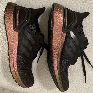 Adidas Prime Blue Shoes Size 7 Metallic Black Gold Pink